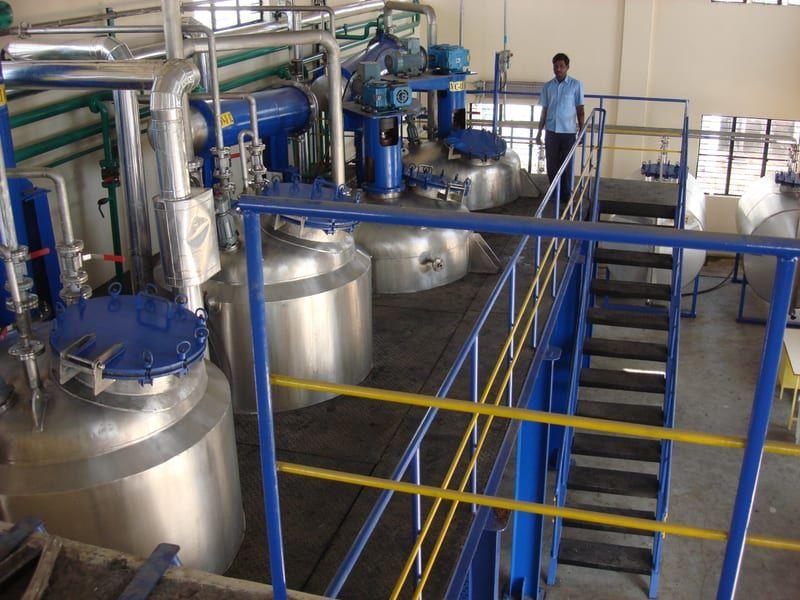 Industrial extraction plant