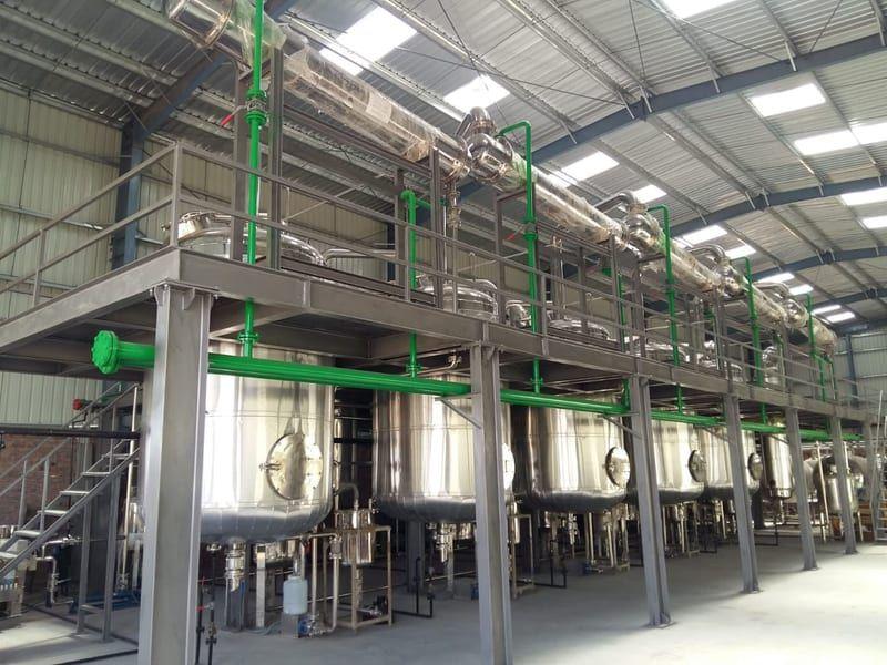 Mechotech extraction and distillation plant facility